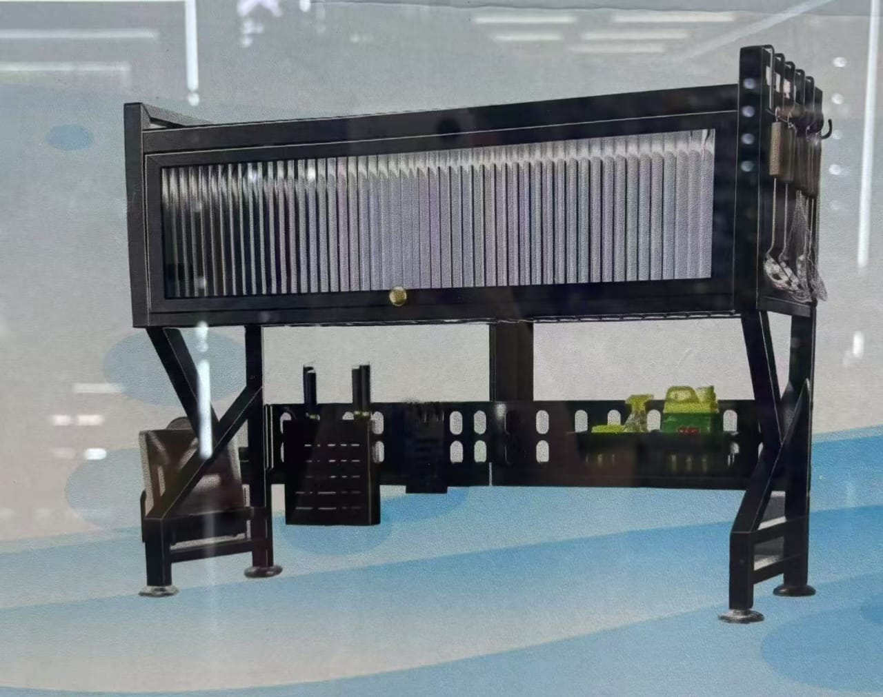 Single Over the Sink with Glass Acrylic Cover