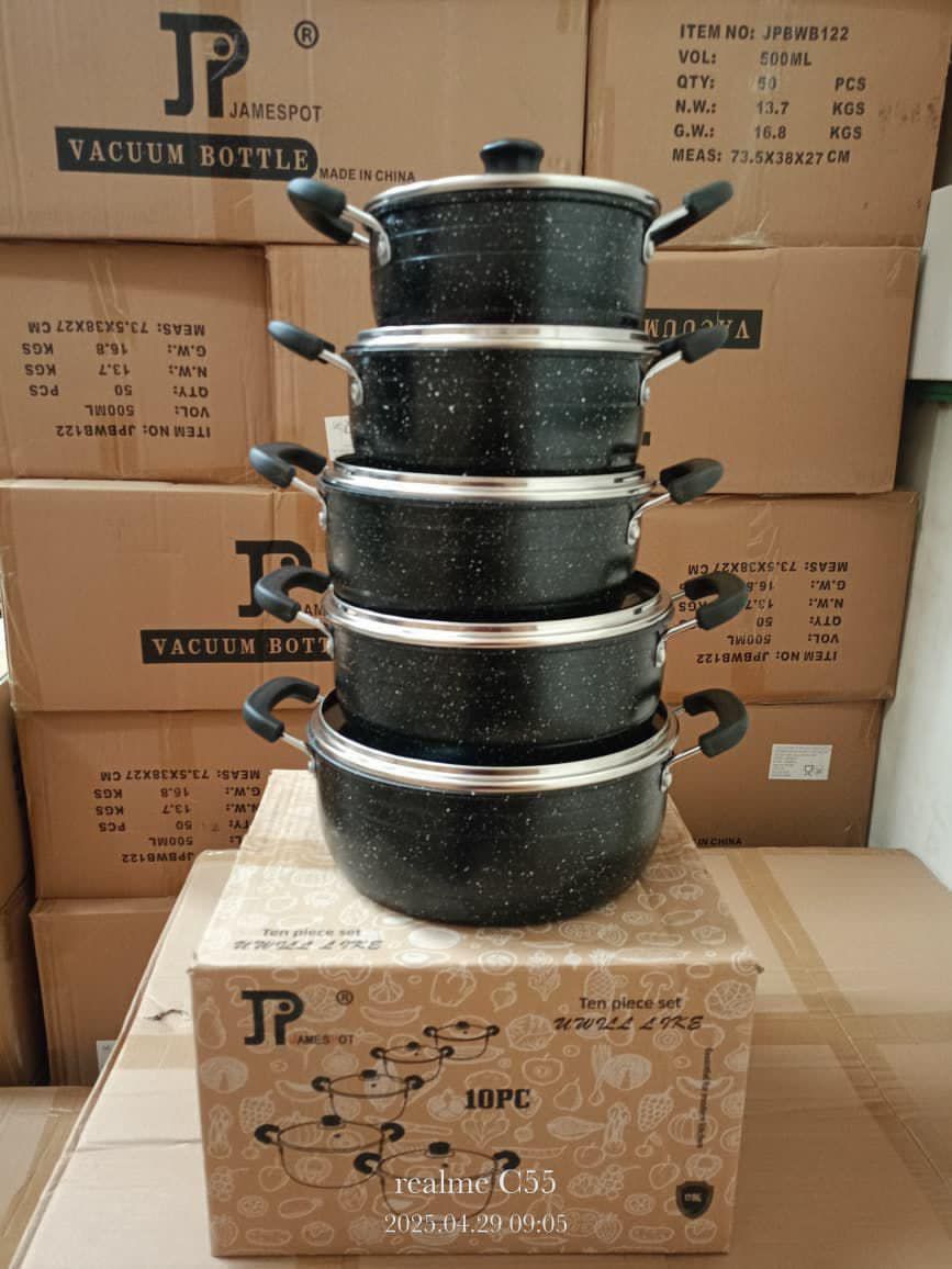 James Pot Black Cookware Set (Wove)