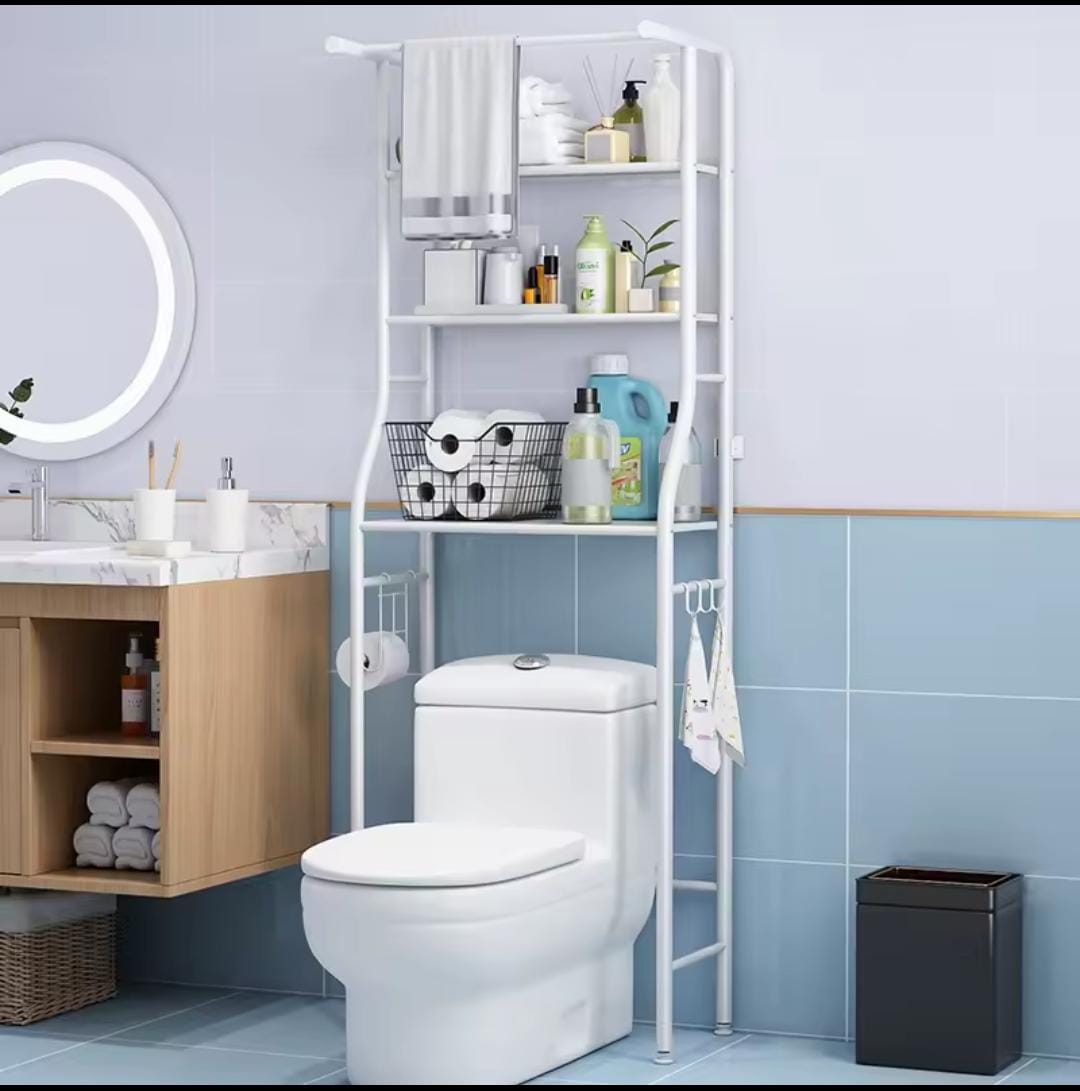 Three Layer Bathroom Toilet Rack