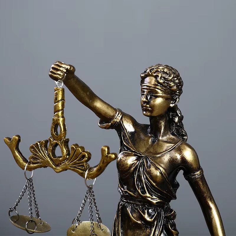 Themis Goddess of Justice Statue decor piece