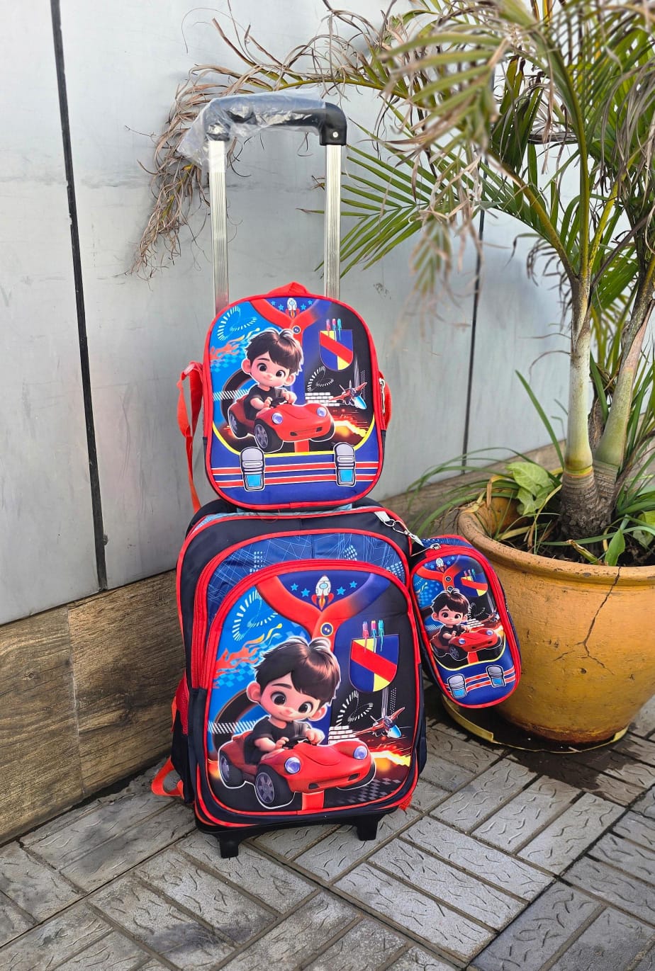 BIG 3-in-1 Kids Trolley Bag