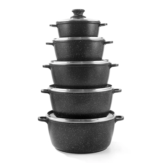 James Pot Black Cookware Set (Wove)