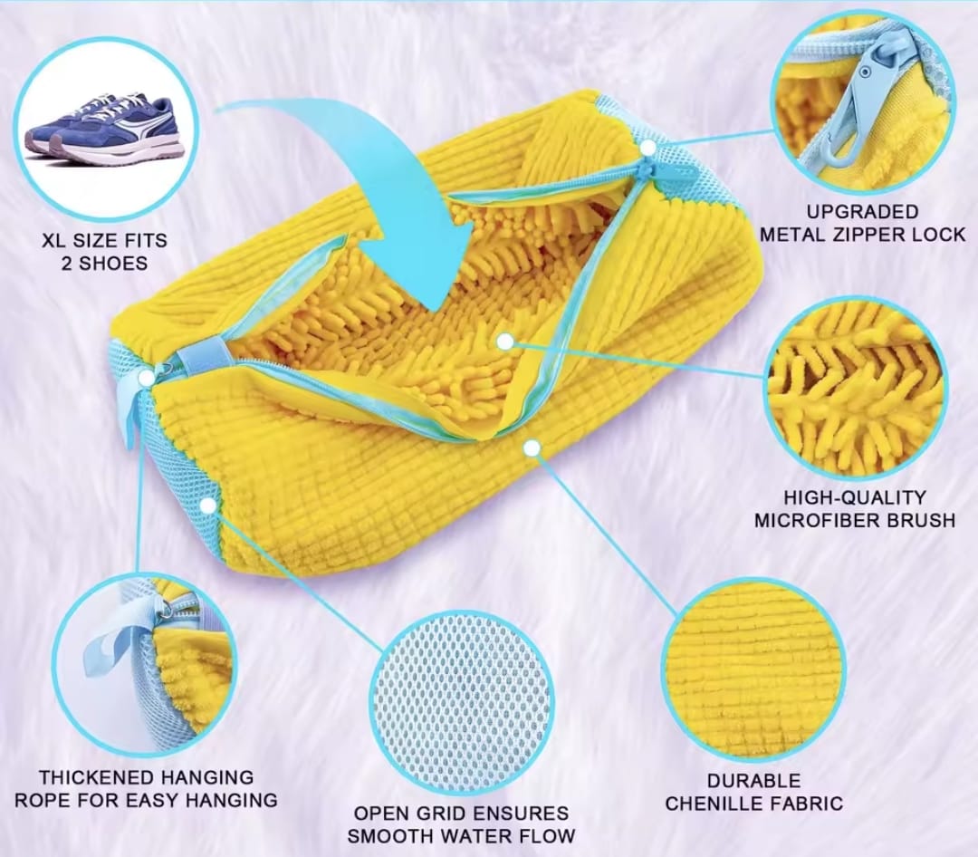 Microfiber Shoe Washing machine bag