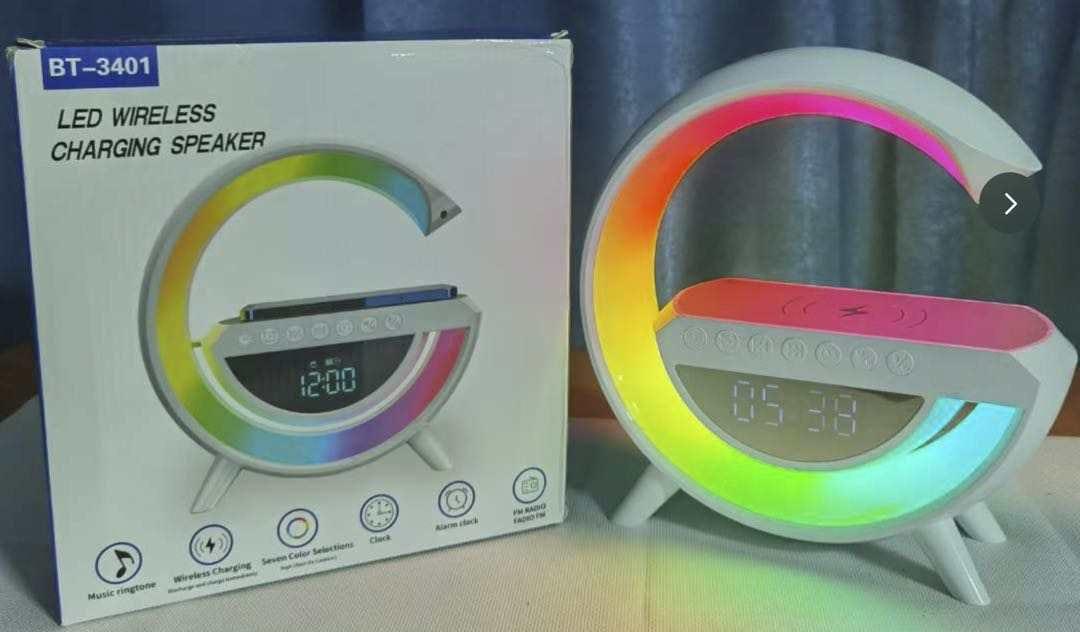 Big G Smart Night Light | Bluetooth Speaker | Clock & Alarm