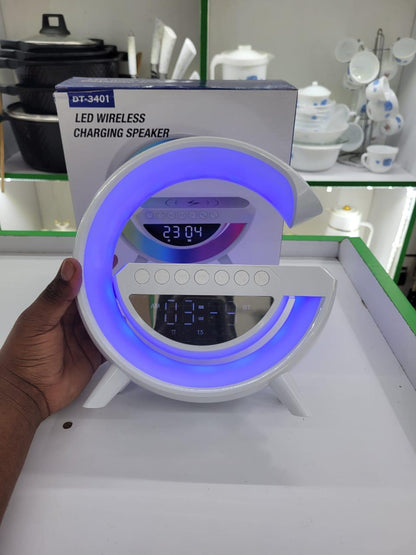 Big G Smart Night Light | Bluetooth Speaker | Clock & Alarm