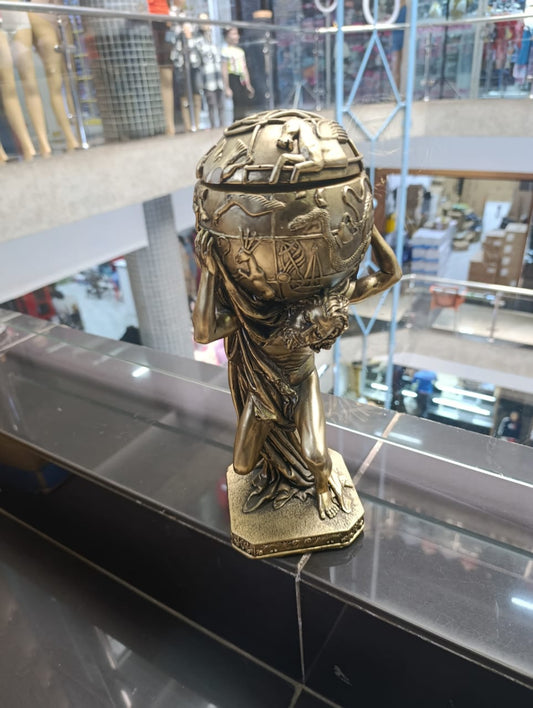 Atlas sculpture is 13 inches