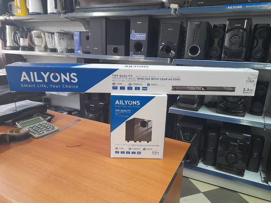 Ailyons 2.1ch Multimedia Soundbar System – Home Cinema Ready