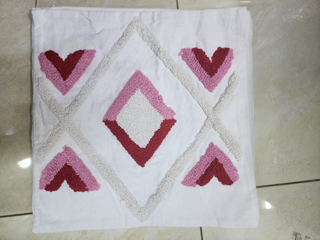 Boho throw pillow covers with tassels -45*45cm