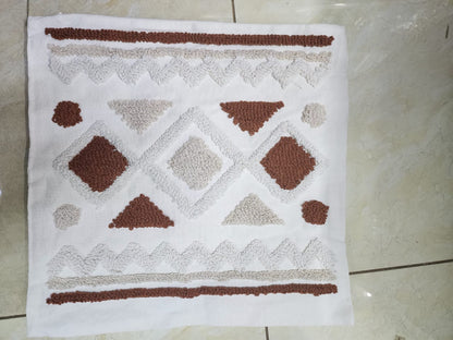 Boho throw pillow covers with tassels -45*45cm