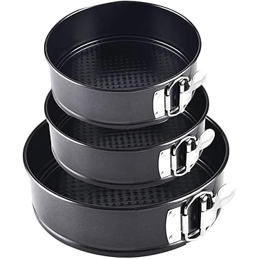 Nonstick Round Cake Mould – 3pcs Set