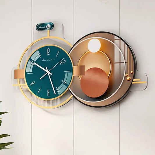 Luxury Decorative Wall Clock - 62.5*38cm
