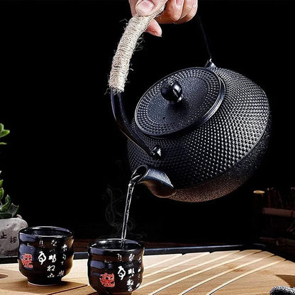 Japanese Style Cast Iron Teapot with Infuser
